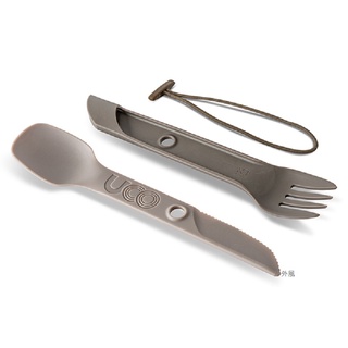 【戶外風】【美國UCO】UTENSIL SET WITH TETHER /多功能切換餐具組 /刀叉餐具