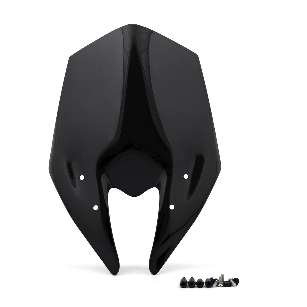 Kawasaki Z800 2013-2016黑色抗壓擋風鏡 -極限超快感