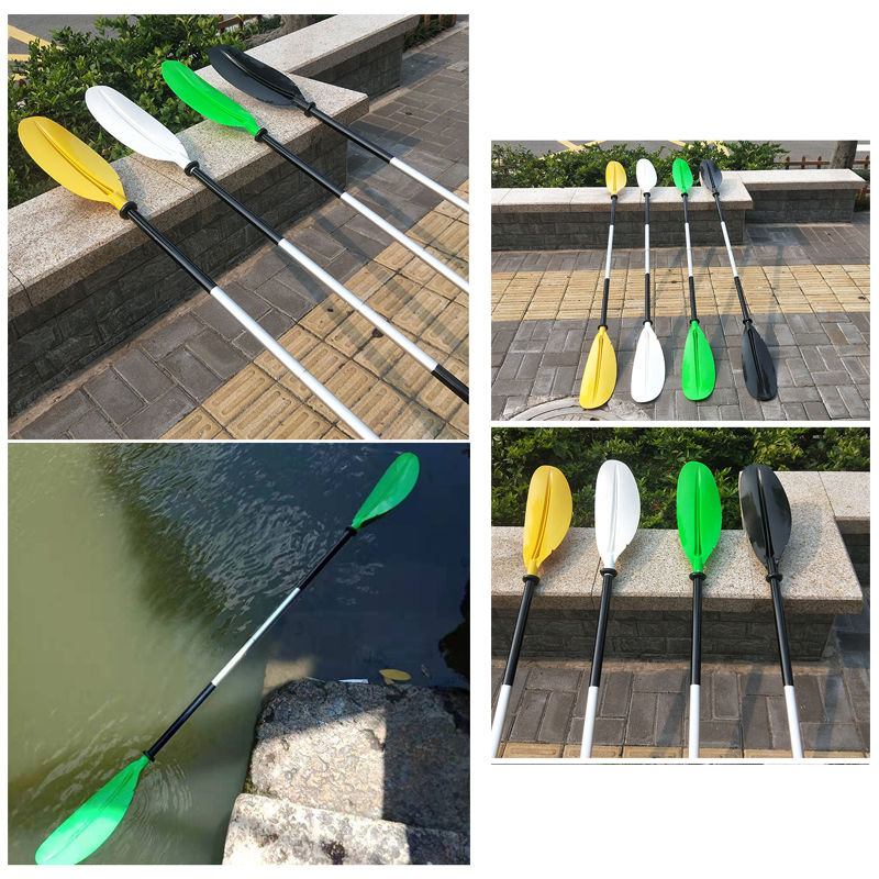 [耐用]皮划艇獨木舟槳重型船配件槳管鋁合金板筏雙頭手划船鋁