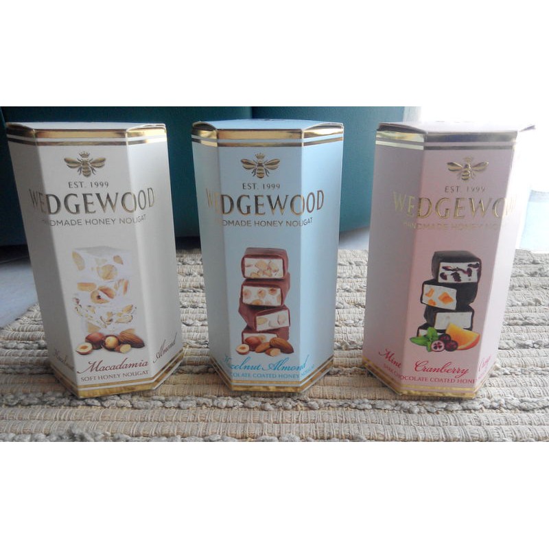 【南非】"Wedgewood" Nougat 手工蜂蜜牛軋糖 (軟式) 巧克力包覆綜合口味 (禮盒包裝) 伴手禮 送禮