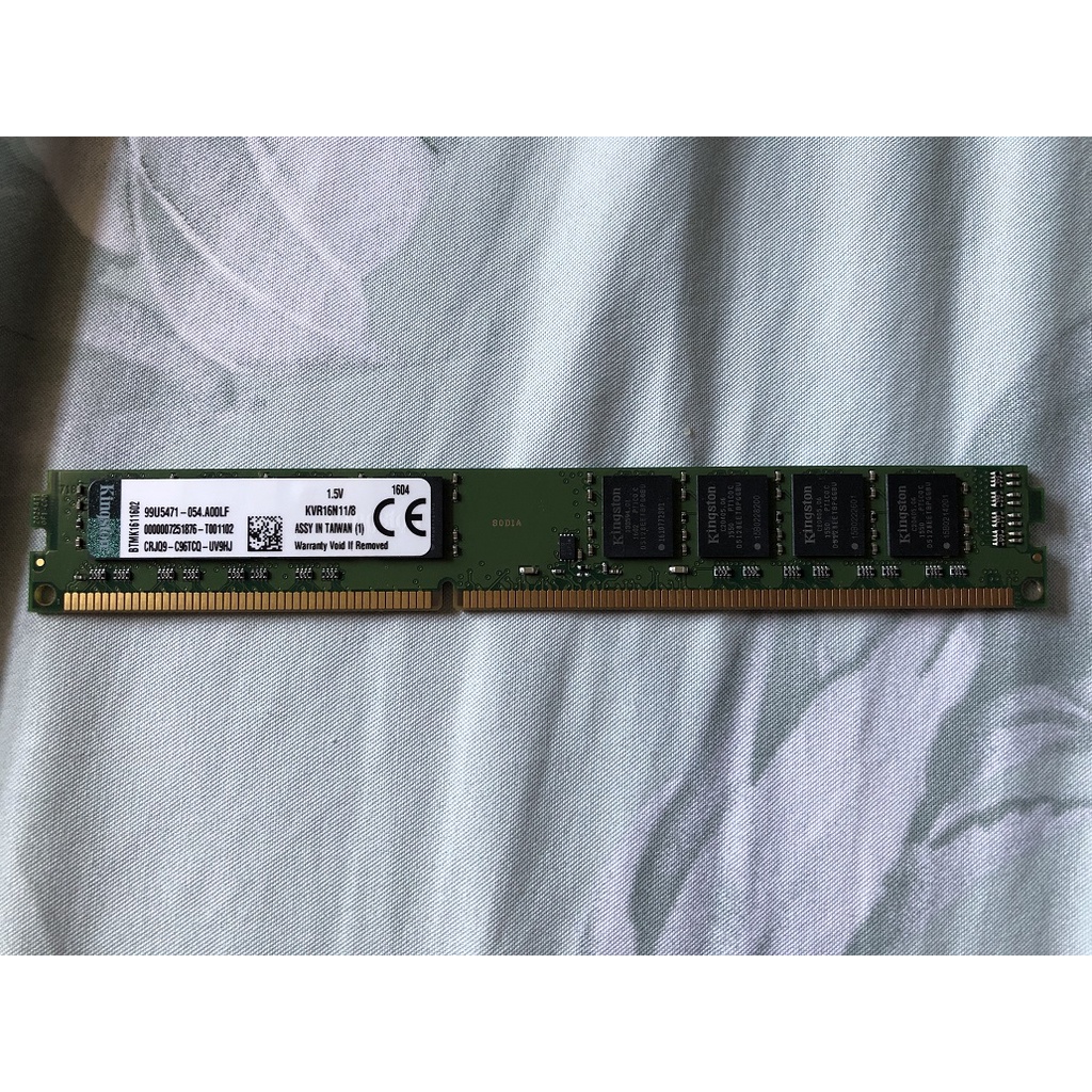 現貨★Kingston★金士頓★8GB★DDR3★1600★桌上型記憶體★RAM★(KVR16N11/8)★當天出貨