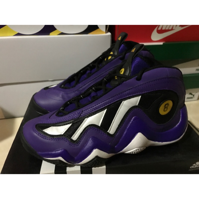 adidas crazy 97 Kobe 代言款 湖人紫色 籃球鞋 us8.5 只穿過一次