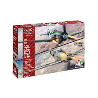 Italeri 義大利模型 War Thunder Bf 109 F 4 Fw 190 D 9 1 72 蝦皮購物