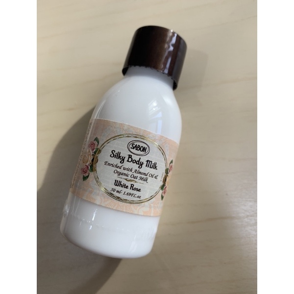 ［✨全新未使用］SABON白玫瑰絲綢身體乳液 50ml