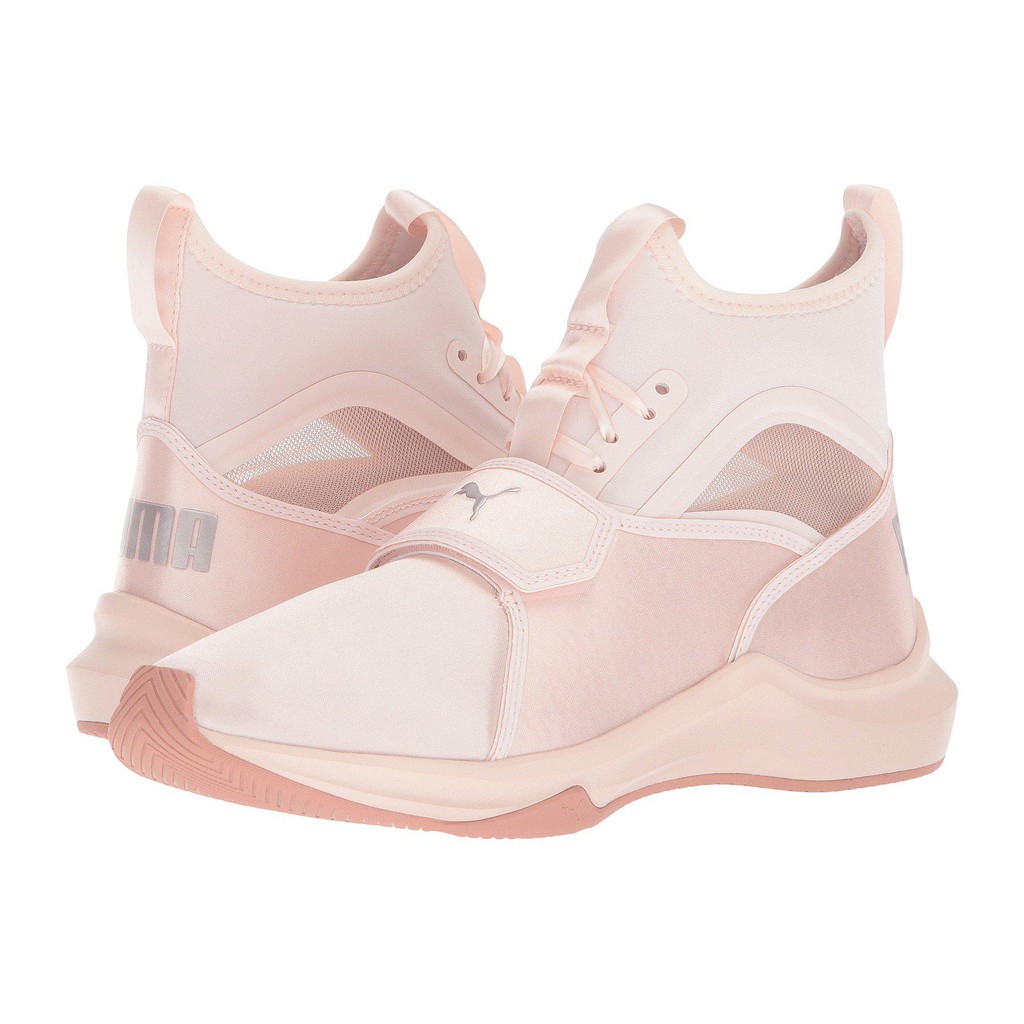 PUMA Phenom Satin 玫瑰裸粉 芭蕾風格　 粉紅色 緞帶鞋 休閒鞋 運動鞋　訓練鞋超美收藏割愛 無盒