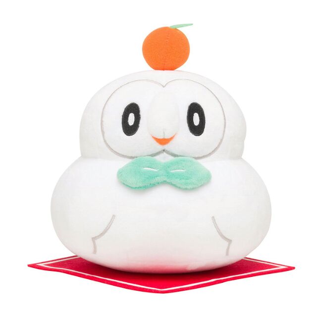 日版現貨神奇寶貝2018 正月新年限定鏡餅木木梟布偶pokemon 精靈寶可夢皮卡丘玩偶娃娃木木梟鏡餅 蝦皮購物