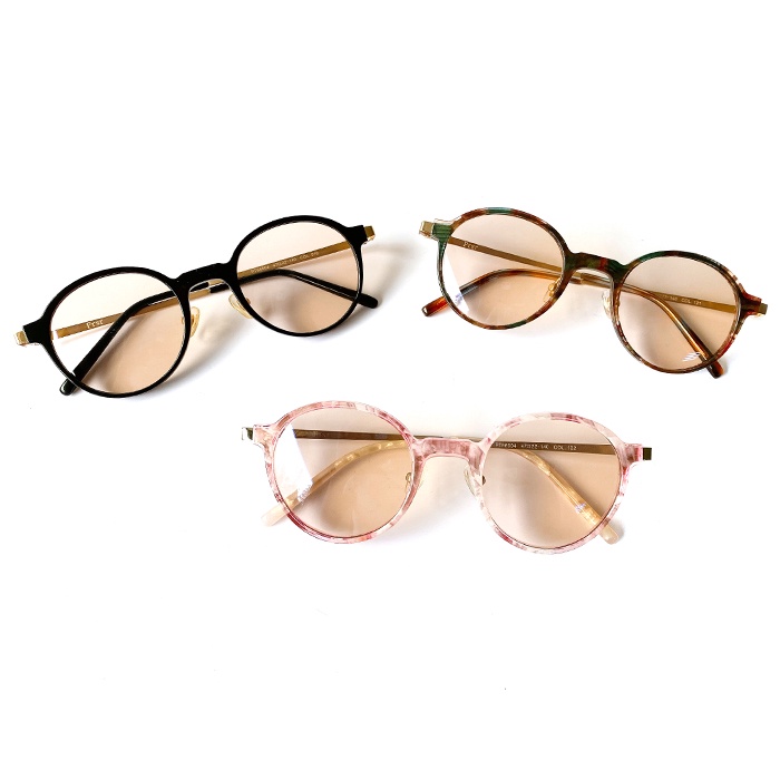 濾藍光眼鏡 時尚圓框TR90輕量金屬框 超輕盈20g 無度數眼鏡 100%抗紫外線UV400