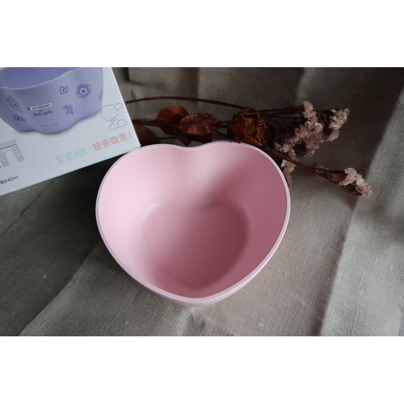 7-11  LE CREUSET FOR Hello Kitty  竹纖維粉色心型餐碗.