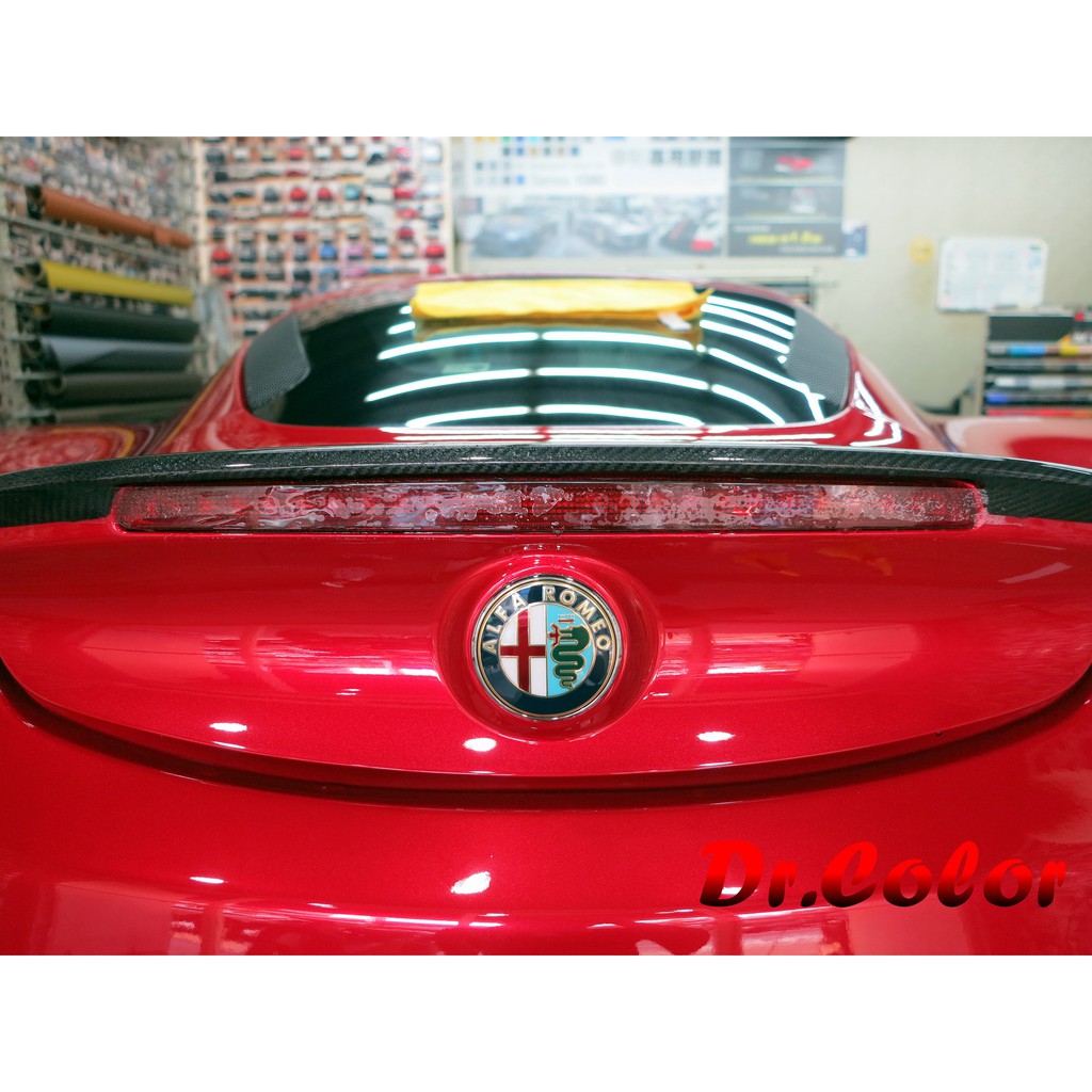 Dr Color 玩色專業汽車包膜alfa Romeo 4c Launch Edition 車燈保護膜 蝦皮購物