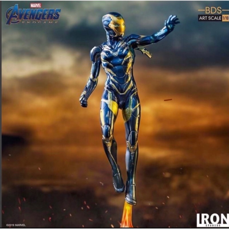 (陳敬培預訂) : Iron Studios 美版 1/10 復仇者聯盟 4 ：終局之戰  小辣椒  救援戰甲  雕像