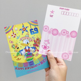 東京迪士尼 2020 唐老鴨 生日快樂 三騎士 巴西鸚鵡 墨西哥公雞 明信片