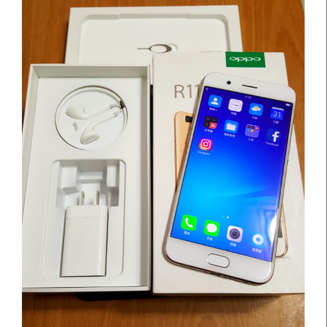 歐普Oppo R11 4G+3G雙卡待 4g/64g 前後2000萬畫素指紋辨識八核心5.5"手機(保固2018/10)