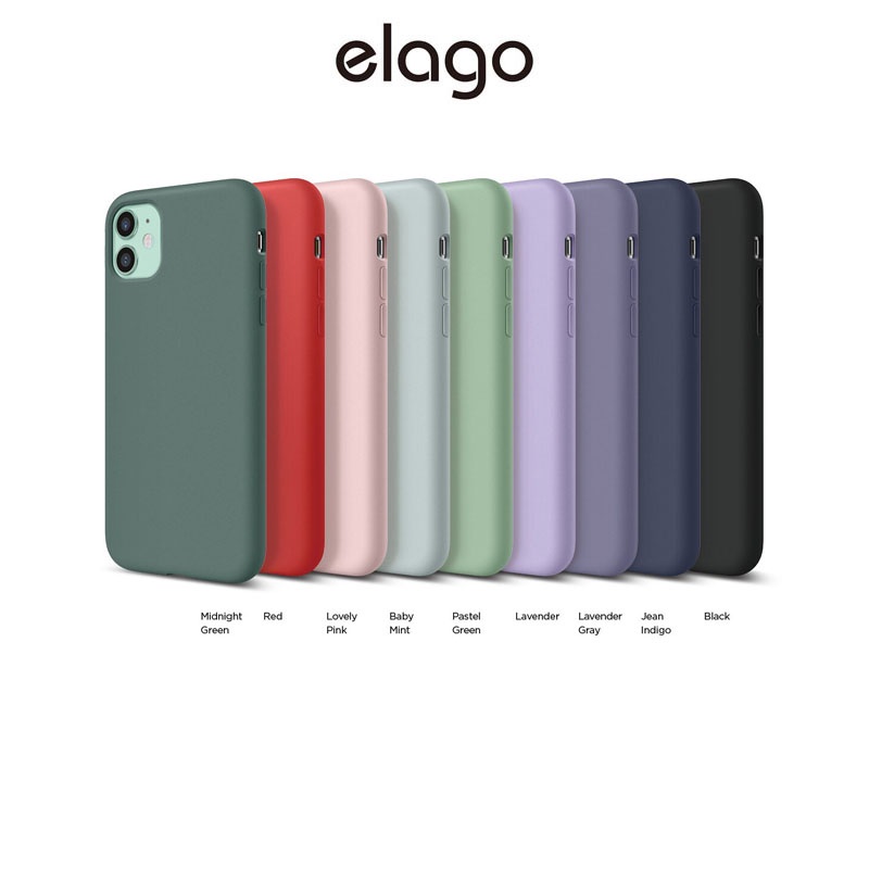 [elago] Premium 液體矽膠保護套  (適用 iPhone 11)