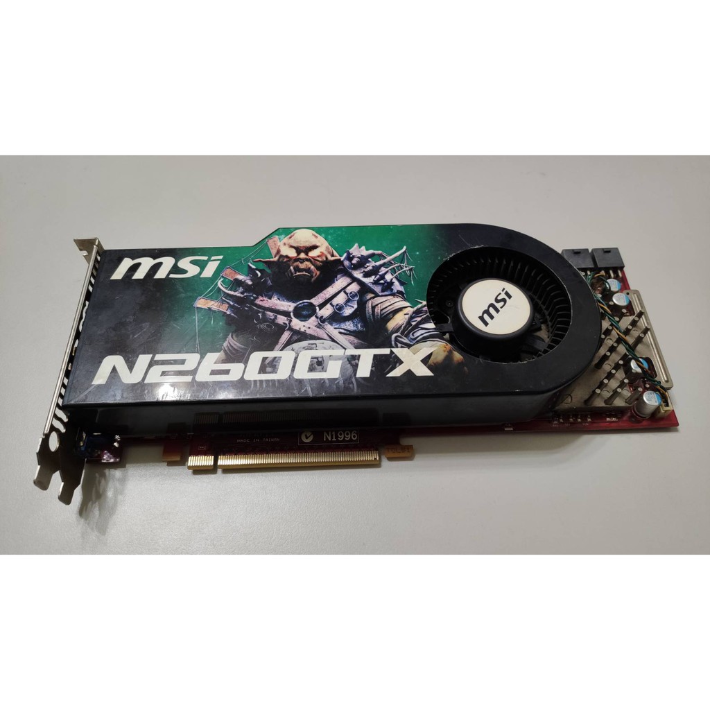 #86 MSI  N260GTX  顯示卡 需接 雙6PIN 供電