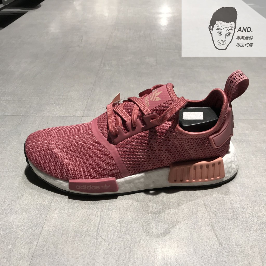 【AND.】ADIDAS NMD_R1 W BOOST 乾燥玫瑰 慢跑 運動 粉紅 女鞋 BD8029