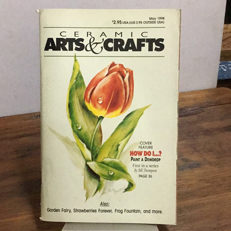 紅蘿蔔工作坊/美國絕版雜誌ARTS&amp;CRAFTS美式陶瓷手工藝 1998年5月