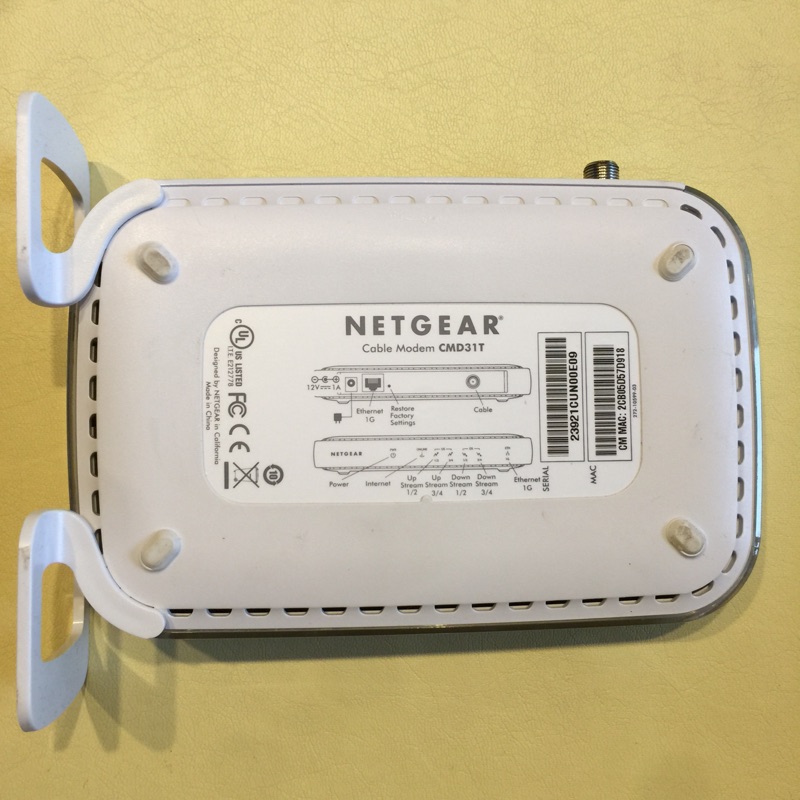 Netgear CMD31T cable modem 分享器
