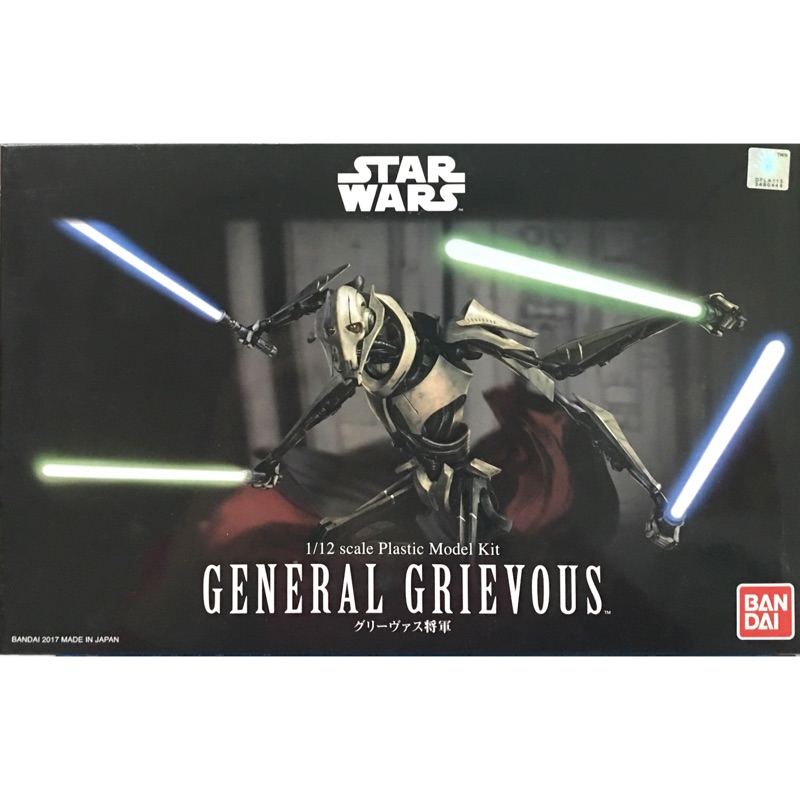 BANDAI 組裝模型 星際大戰  Star Wars 1/12 葛里維斯將軍 Grievous