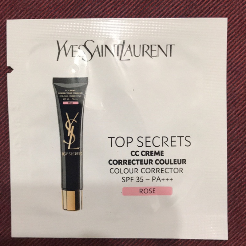 YSL 名模肌密光燦CC霜體驗品 玫瑰粉色