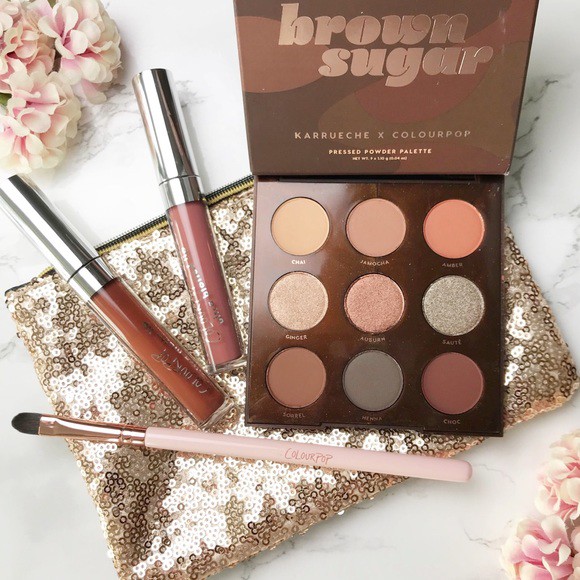 現貨,2天內出貨  艾歐妮全球購。 Colourpop  9格眼影盤 BROWN SUGAR