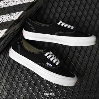 VANS VAULT OG AUTHENTIC LX 黑白 帆布 板鞋 休閒鞋 男女鞋【VN0A4BV91WX】