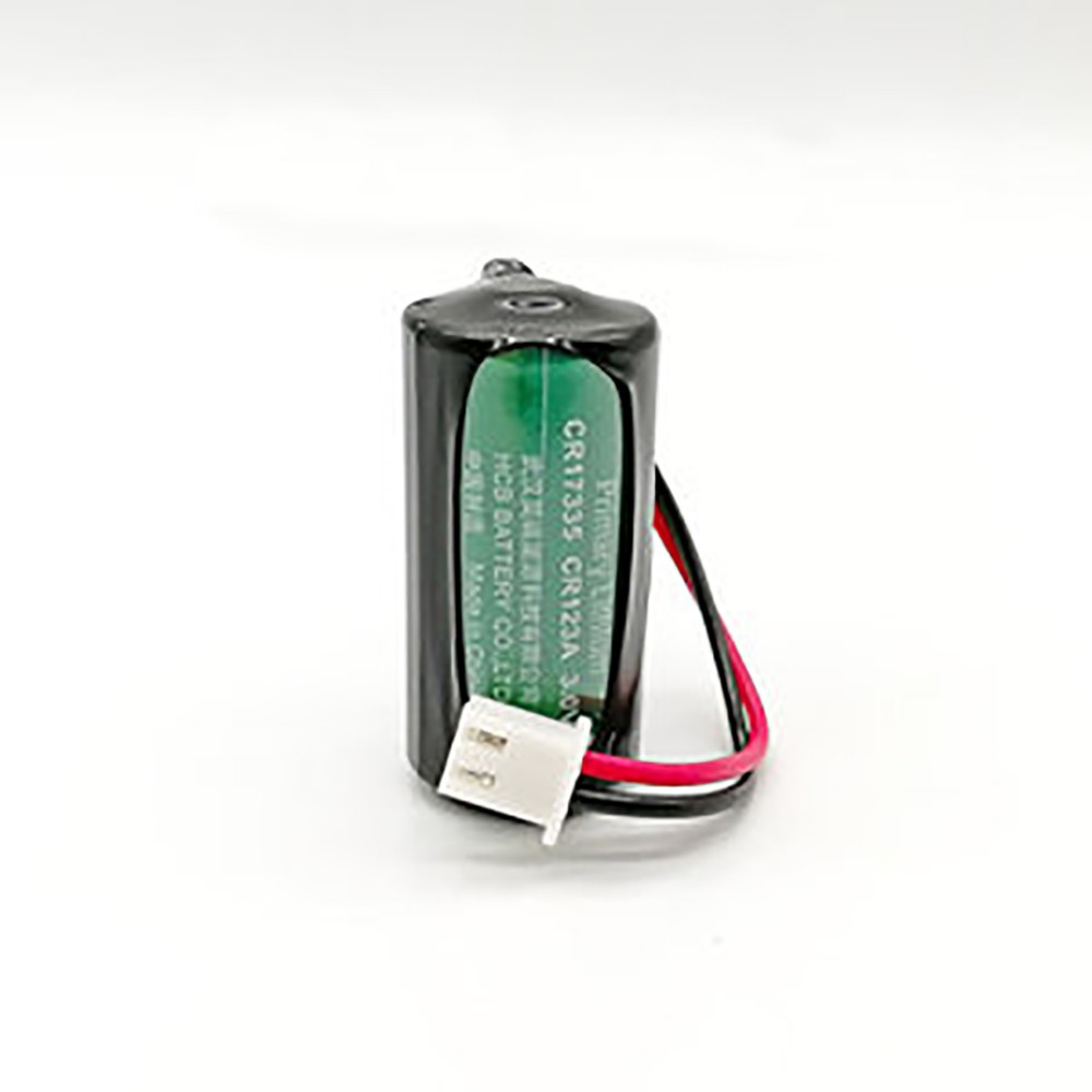 CR123A 3V鋰電池 帶插頭 探測器 水表 電池