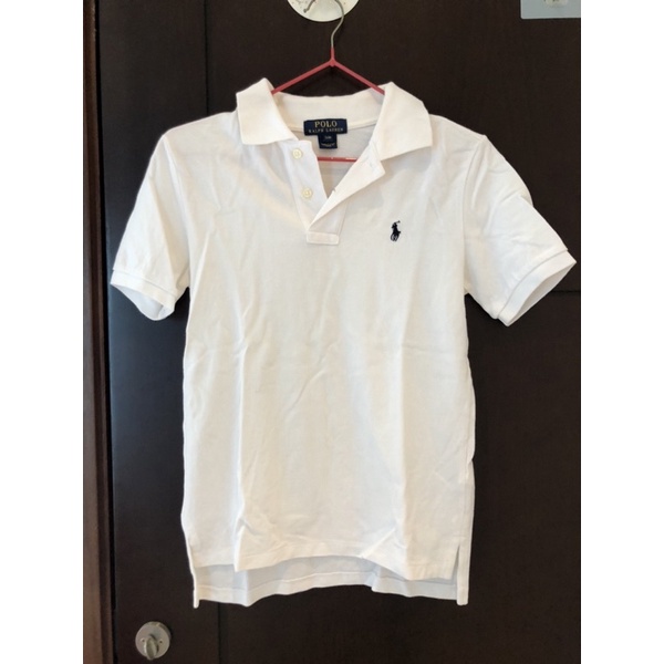 Polo Ralph Lauren 白色 Polo 衫 S (8) 號 休閒 運動