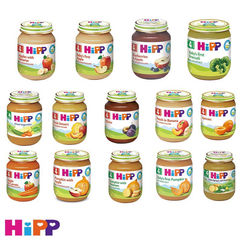 Hipp 喜寶 生機水果/蔬菜泥(共13款) 125g