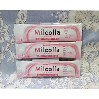 ❤臺灣官方正品❤Milcolla 蜜露珂娜 高濃度膠原蛋白粉6.5g【隨身包*30包入】❤SUNTORY三得利❤開立發票