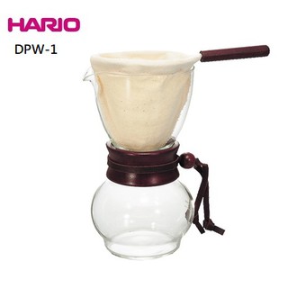 日本 HARIO DPW-1 -1~2人 / DPW-3 -2~4人法蘭絨手沖玻璃咖啡壺組