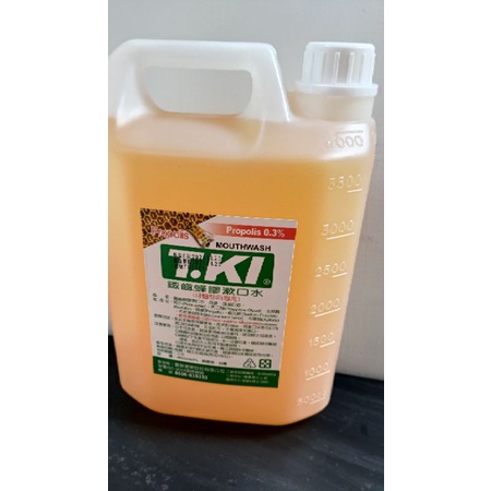 T.KI （附贈押頭）蜂膠漱口水 4000ml  內含氯已定Chlorhexidine TKI 白人 鐵齒 一單限一桶