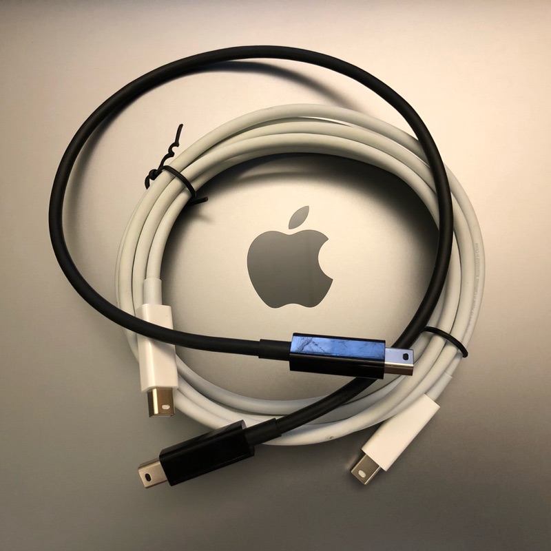 真猛電腦 蘋果原廠散裝無盒 thunderbolt2 thunderbolt3 線 雷電2 雷電3 2m 2米