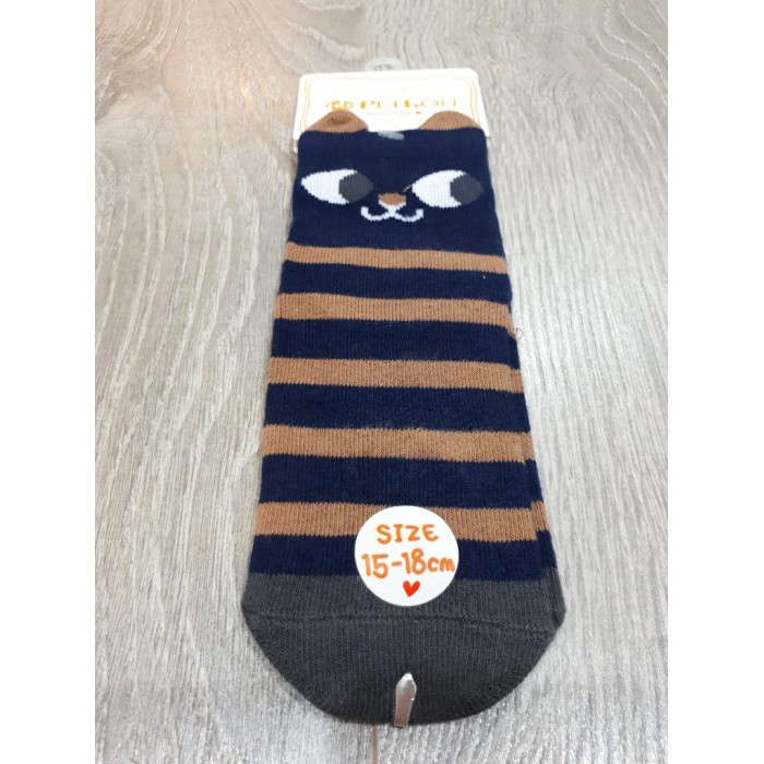 韓國 小貓咪 嬰幼兒童 止滑襪子 中筒襪子 短襪 保溫瓶 手機 保護套袋 15-18公分~恩恩購物城~~