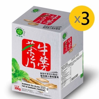 笑蒡隊 牛蒡茶片3盒/組 930元 免運費