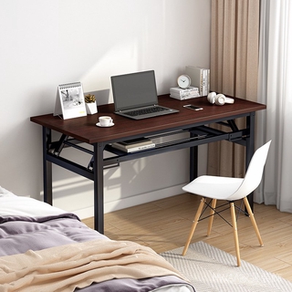 【書桌】電腦台式桌簡易家用臥室可折疊書桌簡約現代學生寫字桌租房小桌子