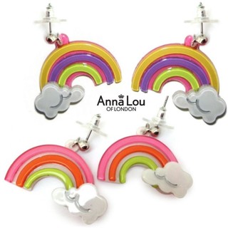 Anna Lou OF LONDON 倫敦品牌 雲朵彩虹耳環 Rainbow