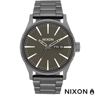 NIXON A356-2947《Sentry SS系列》42mm/防水100米/男女兼用/槍灰黑【第一鐘錶】