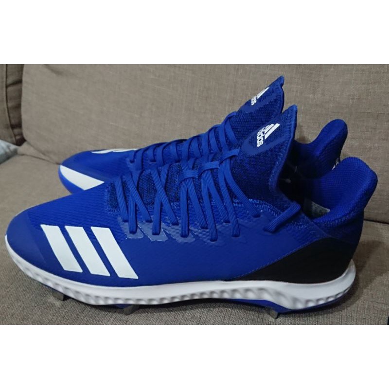 Adidas Icon Bounce Hybrid 藍色 釘鞋 金屬釘 棒壘球 棒球鞋 少年 兒童 降價中