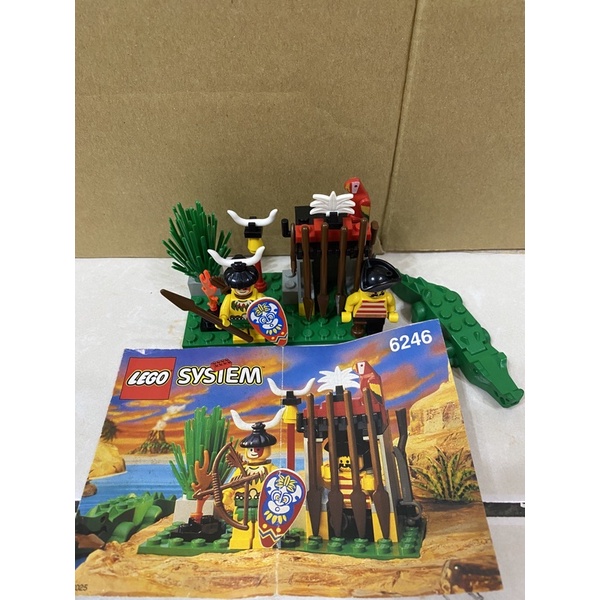 LEGO 6246 野人 土著 (二手)海盜系列 食人族