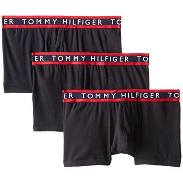 Tommy hilfiger 3pack Trunks 三件組 純棉 四角 內褲 09T0963001 黑色