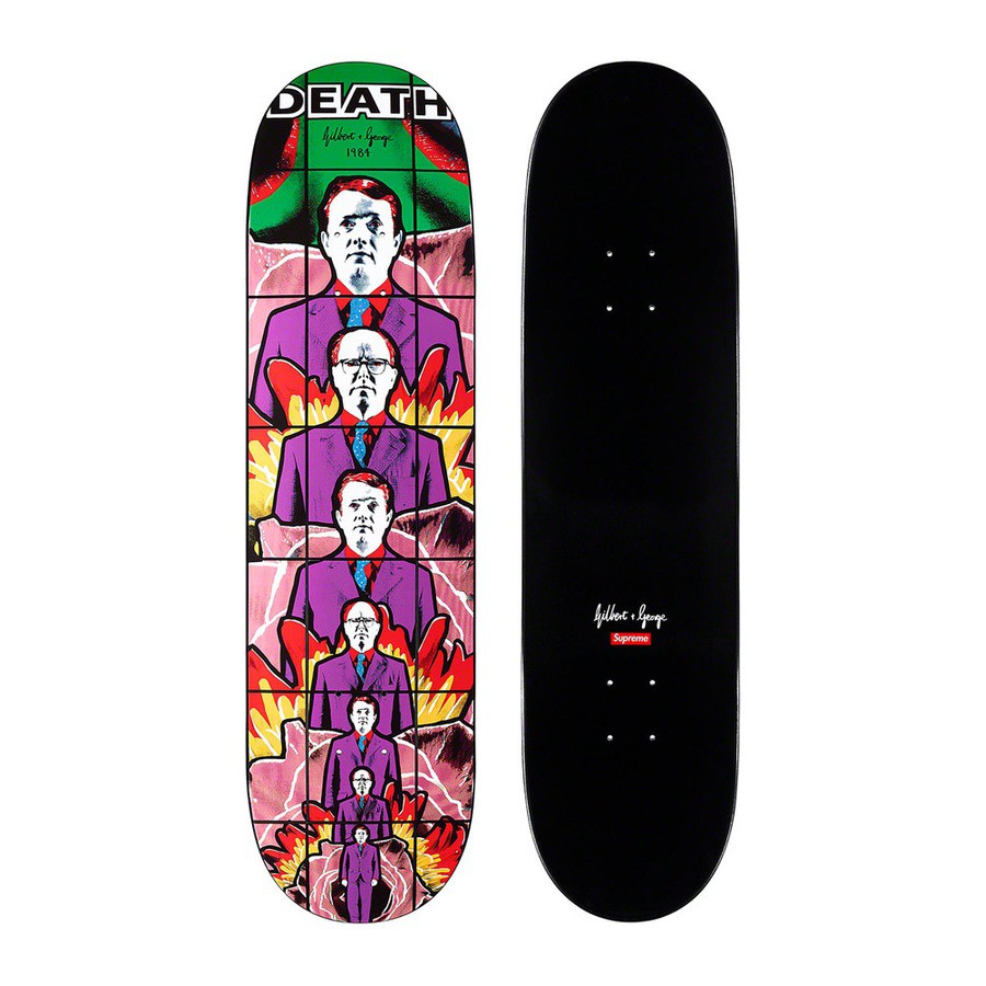 【紐約范特西】預購 Supreme ss19 Gilbert &amp; George DEATH Skateboard 滑板