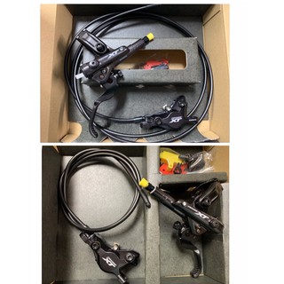 『時尚單車』(現貨最新款）SHIMANO DEORE XT 12速 BR- M8100 油壓碟煞組 左 右 登山車