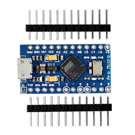 【飆機器人】 Pro Micro 相容板 - 5V / 16MHz mini Leonardo (相容Arduino)