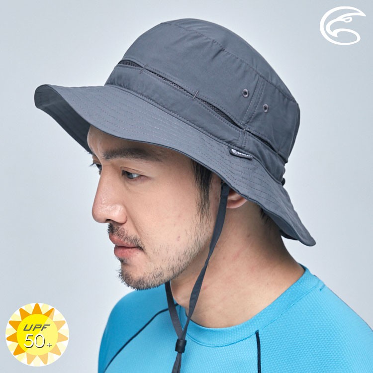 ADISI 抗UV透氣快乾撥水收納護頸兩用盤帽 AH21005 / UPF50+ 防紫外線 防曬帽 遮陽帽
