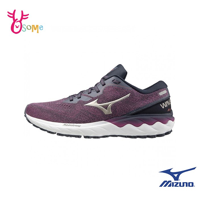 Mizuno慢跑鞋 女鞋 WAVE SKYRISE 2 跑步鞋 ENERZY中底 彎曲溝槽 訓練鞋 美津濃 J9241