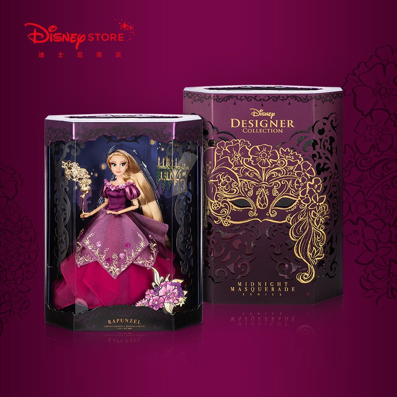 (限量) 迪士尼 長髮公主紀念版 午夜假面系列 收藏版 珍藏版 魔髮奇緣 Rapunzel 公仔玩偶 樂佩