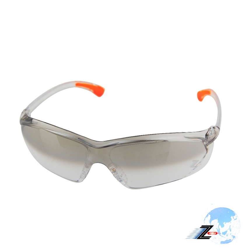 【Z-POLS】帥氣一片式透明鍍漸層水銀 頂級帥氣設計抗UV400款運動太陽眼鏡(一體成形鏡面舒適好戴)