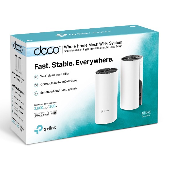 TP-LINK Deco M4 1入 2入 3入 AC1200 Mesh 網狀路由器系統