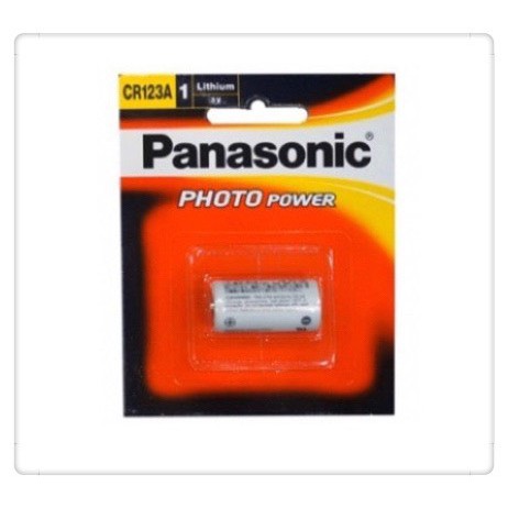 Panasonic國際牌  CR123A: 3V  相機專用鋰電池