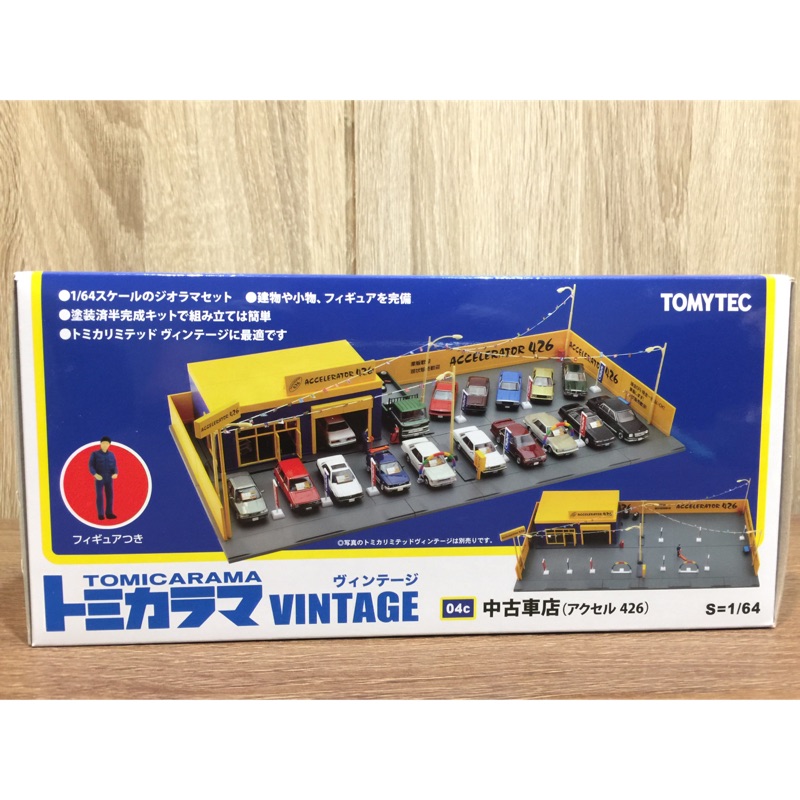 全新未拆 TOMYTEC tomica TLV 04c 日本 🇯🇵 中古車行 場景